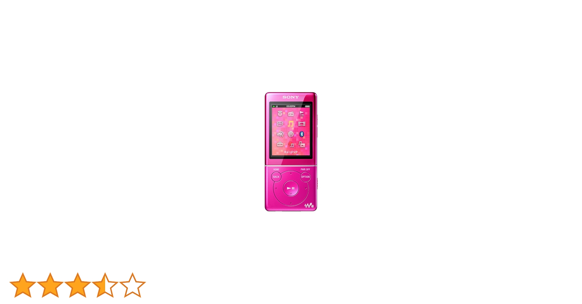 SONY ウォークマン ピンク 本体と付属品 SONY - SONY ウォークマン ソニー NW-S644 動作品 8GB ピンク